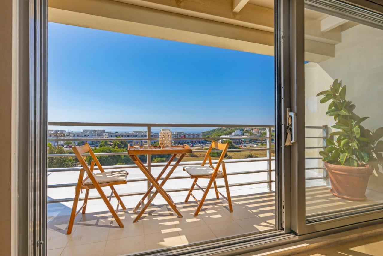 Sunny Penthouse,modern Amenities+aegean View Lägenhet Rhodes City